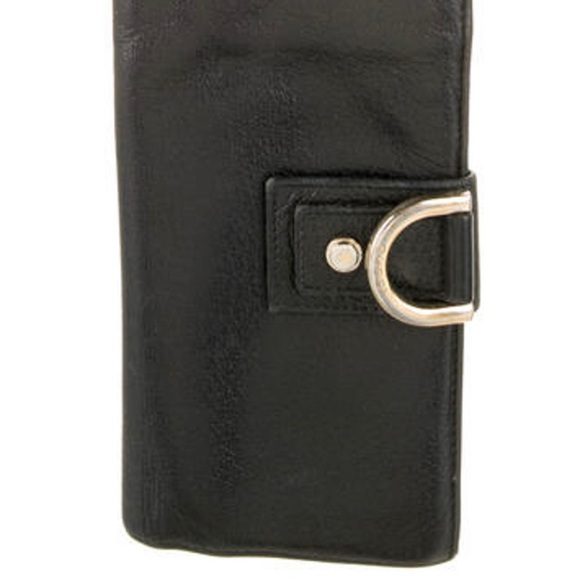 Gucci black leather bifold wallet